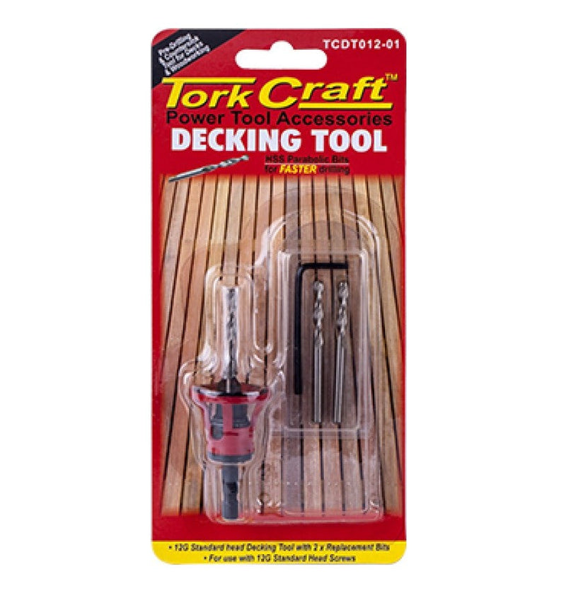 Tork Craft | Decking Tool 12G Std Head Pre-Drill & Countersink-Toolcraft