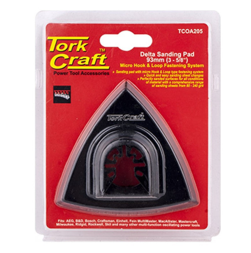 Tork Craft | Delta Micro Quick Change Base 93mm Hook & Loop-Toolcraft