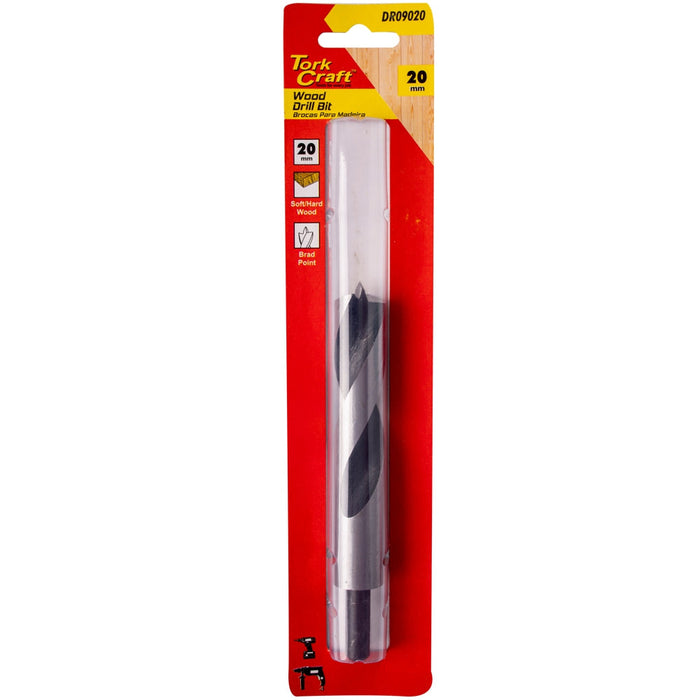 Tork Craft | Drill Bit Wood  20.0 X 180mm 1/Card