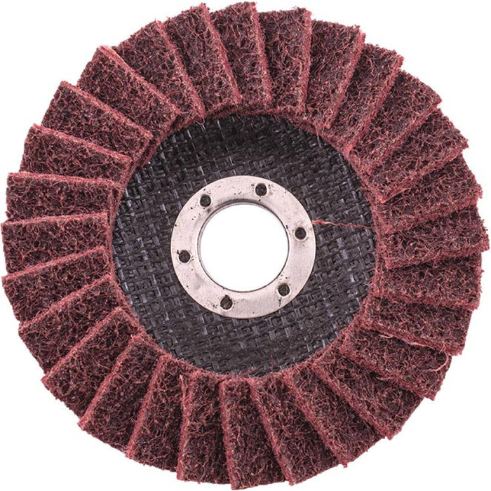 Tork Craft | Flap Disc Non-Woven 115X22mm Medium Red TCFD