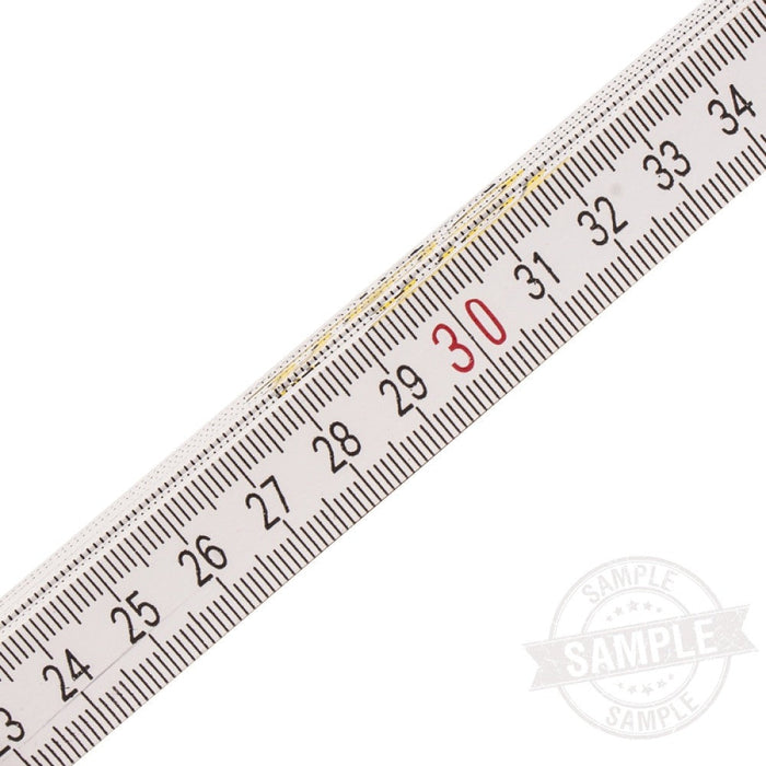 Toolock Ruler Tork Craft | Folding Wooden Ruler 2m with 10 Folds
