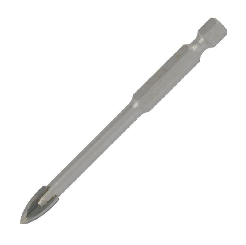 Tork Craft | Glass & Tile Drill 10mm 4 Flute w/Hex Shank-Toolcraft
