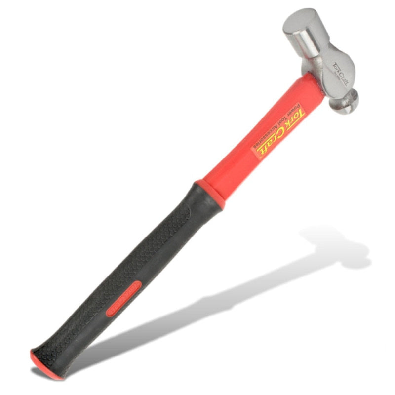 Tork Craft | Hammer Ball Pein 450g (16oz) Fibreglass Handle 310mm & Full Polished Head-Toolcraft