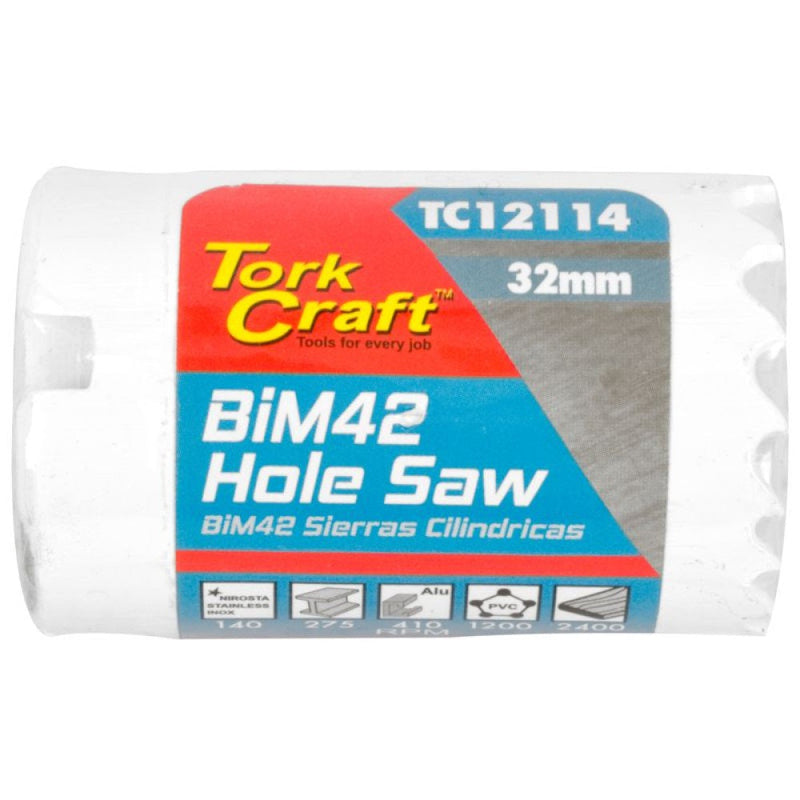 Tork Craft | Hole Saw BiM42 Bi-Metal 32mm-Toolcraft