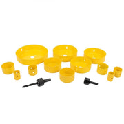 Tork Craft | Hole Saw Set, 16pc Carbon Steel - Toolcraft