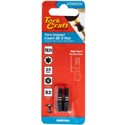Tork Craft | Impact Bit Torx 25mm 2Pc - Various Sizes TX7-Toolcraft