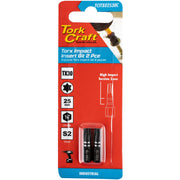 Tork Craft | Impact Bit Torx 25mm 2Pc - Various Sizes TX7-Toolcraft