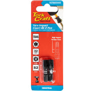 Tork Craft | Impact Bit Torx 25mm 2Pc - Various Sizes TX7-Toolcraft