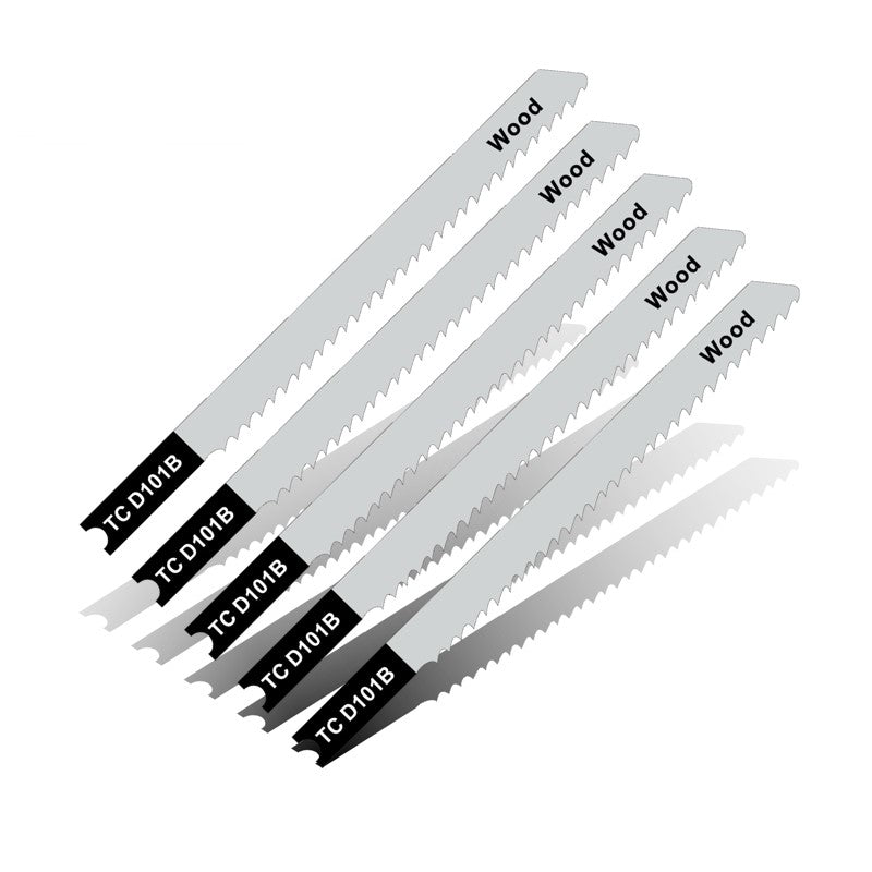Tork Craft | Jigsaw Blade U-Shank 10Tpi Wood 2,5mm 5Pc-Toolcraft