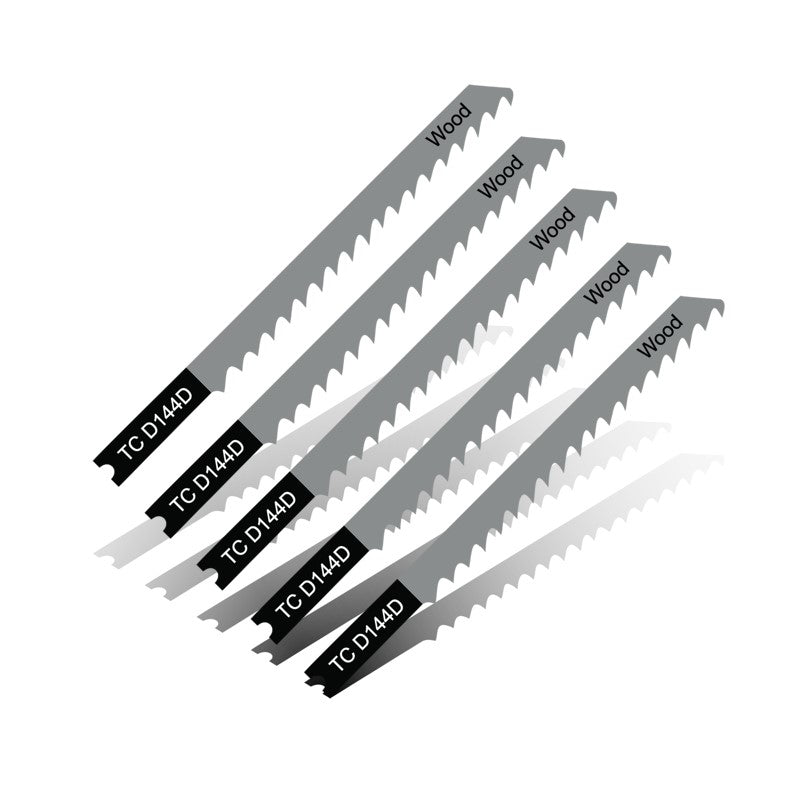 Tork Craft | Jigsaw Blade U-Shank 6Tpi Wood 4mm 5Pc-Toolcraft