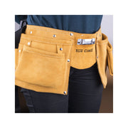 Tork Craft | Leather Tool Belt Large 11 Pockets-Toolcraft