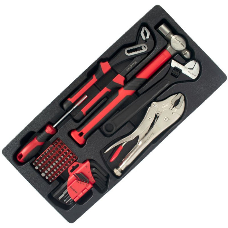 Tork Craft | Mechanics Cantilever Tool Box 172Pc 6xTray 47x220x230mm-Toolcraft