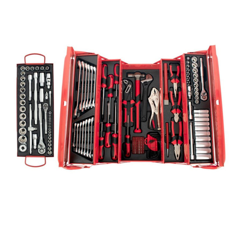 Tork Craft | Mechanics Cantilever Tool Box 172Pc 6xTray 47x220x230mm-Toolcraft