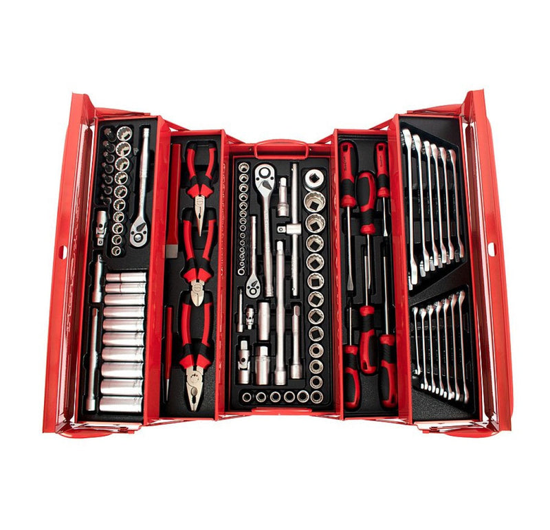 Tork Craft | Mechanics Cantilever Tool Box 172Pc 6xTray 47x220x230mm-Toolcraft