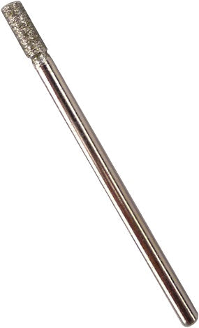 Tork Craft | Mini Cylindrical Diamond Point, 2,4mm Cylinder, 2,4mm Shank (Online Only) - Toolcraft