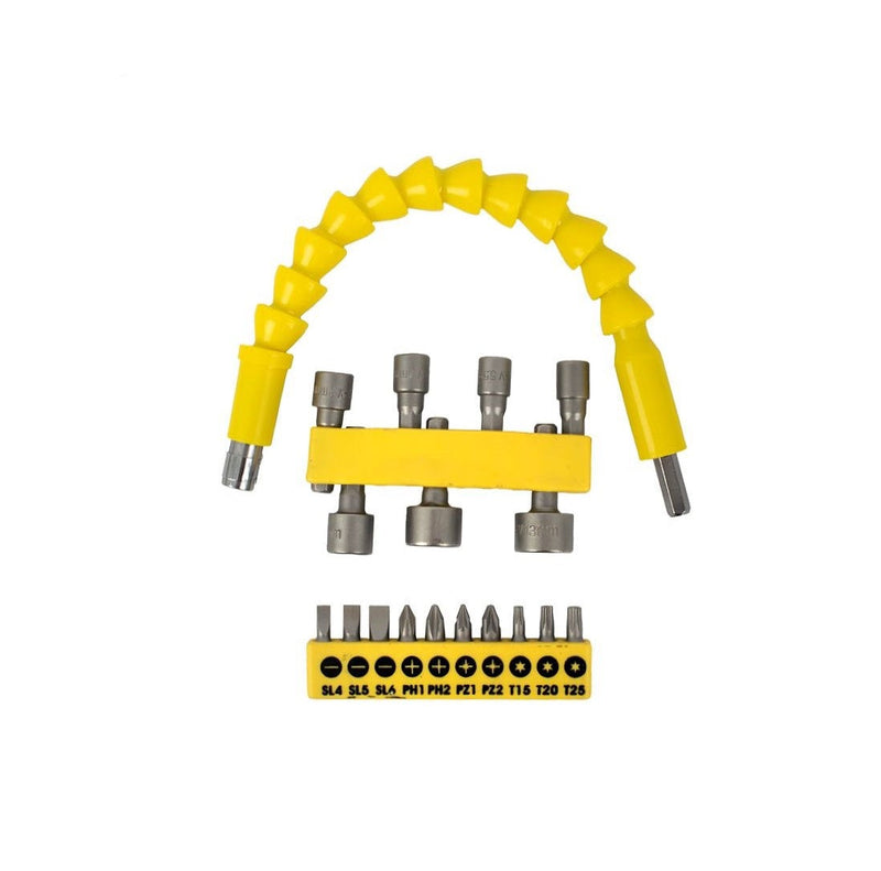 Tork Craft | Nut Setter & Bit Set w/Flexible Shaft 18Pc
