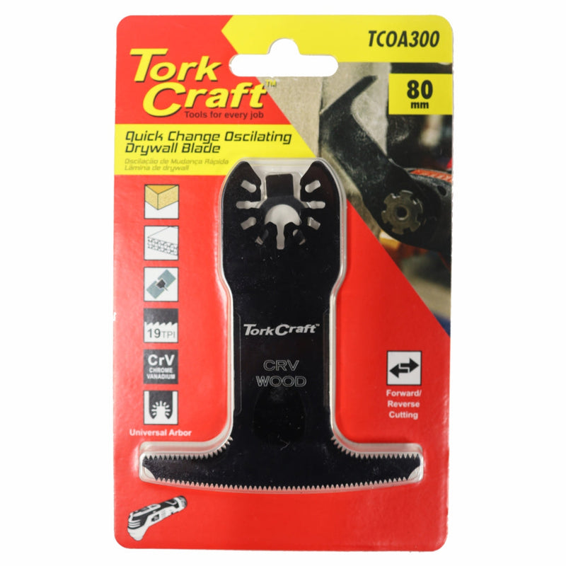 Tork Craft | Oscilating Drywall Blade 82X50X1mm-Toolcraft