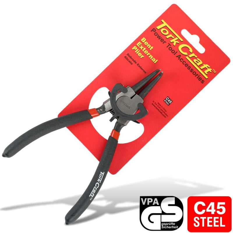 Tork Craft | Pliers Circlip Bent External 170mm-Toolcraft