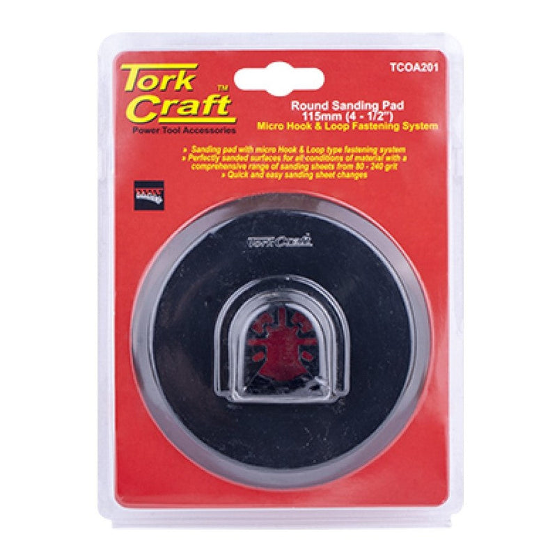 Tork Craft | Quick Change Base 115mm Hook & Loop Micro Sanding-Toolcraft