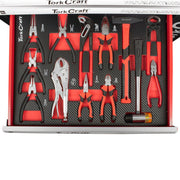 Tork Craft | Roller Tool Cabinet 6 Drawer on Castors with 184Pc of Tools-Toolcraft