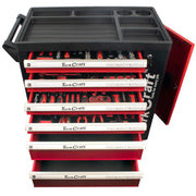 Tork Craft | Roller Tool Cabinet 6 Drawer on Castors with 184Pc of Tools-Toolcraft