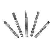 Tork Craft | Rotary Burr Set 5Pc Asstd 6mm Dia. Tungsten-Toolcraft