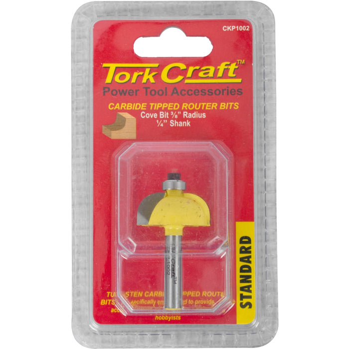 Tork Craft | Router Bit Cove 3/8"