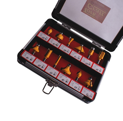 Tork Craft | Router Bit Set, ¼