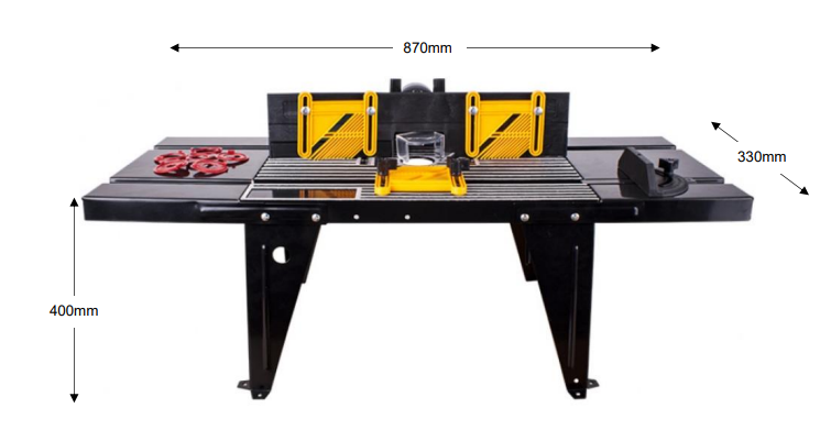 Tork Craft | Router Table with Fence & Feather Board -16cm Base Routers-Toolcraft