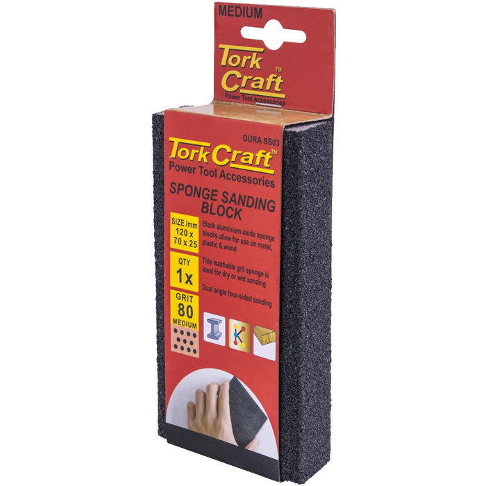 Tork Craft | Sanding Sponge Block Dual Angled 120x70x25mm Medium 1Pc