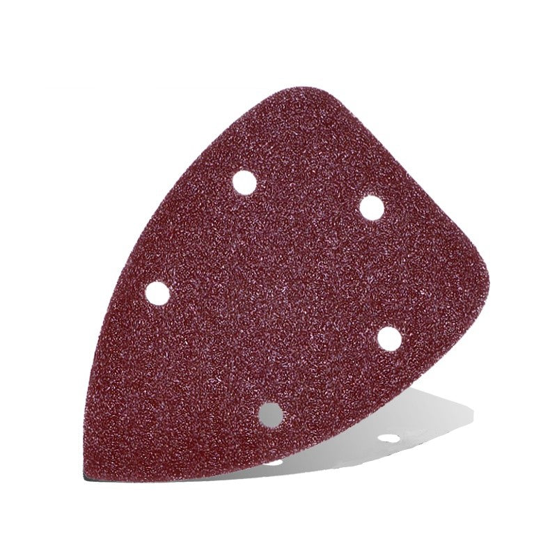 Tork Craft | Sanding Triangle 140X140X98mm w/Holes Hook & Loop 5Pc - Various Grits 40G-Toolcraft