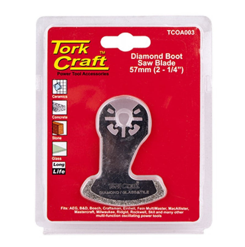 Tork Craft | Saw Blade Quick Change Oscillating Diamond Boot 57mm (2-1/4")