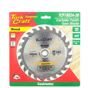 Tork Craft | Saw Blade TCT 180X24T 30/20/16mm Contractor-Toolcraft