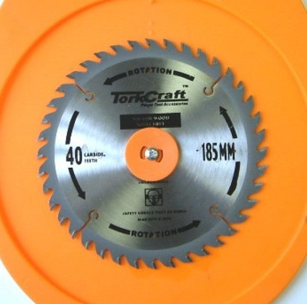 Tork Craft | Saw Blade TCT 185X40T 20/16mm Noise Free-Toolcraft
