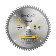 Tork Craft | Saw Blade TCT 230X60T 16mm Contractor-Toolcraft