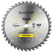 Tork Craft | Saw Blade TCT 235X40T 16mm Contractor-Toolcraft