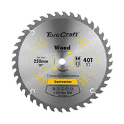 Tork Craft | Saw Blade TCT 250X40T 16mm Contractor-Toolcraft