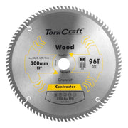 Tork Craft | Saw Blade TCT 300X96T 30/25,4/20/16mm Contractor-Toolcraft