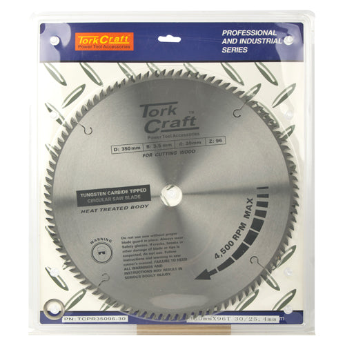 Tork Craft | Saw Blade TCT 350 X 96T 30/1 Professional Industrial-Toolcraft