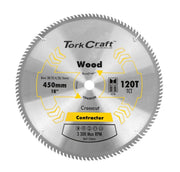 Tork Craft | Saw Blade TCT 450X120T 30/25,4mm Contractor Wood-Toolcraft