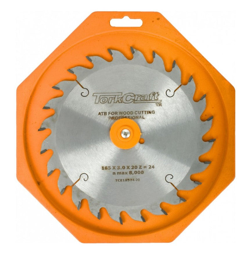 Tork Craft | Saw Blade TCT Euro Tip 185X24T 20/16mm Professional-Toolcraft