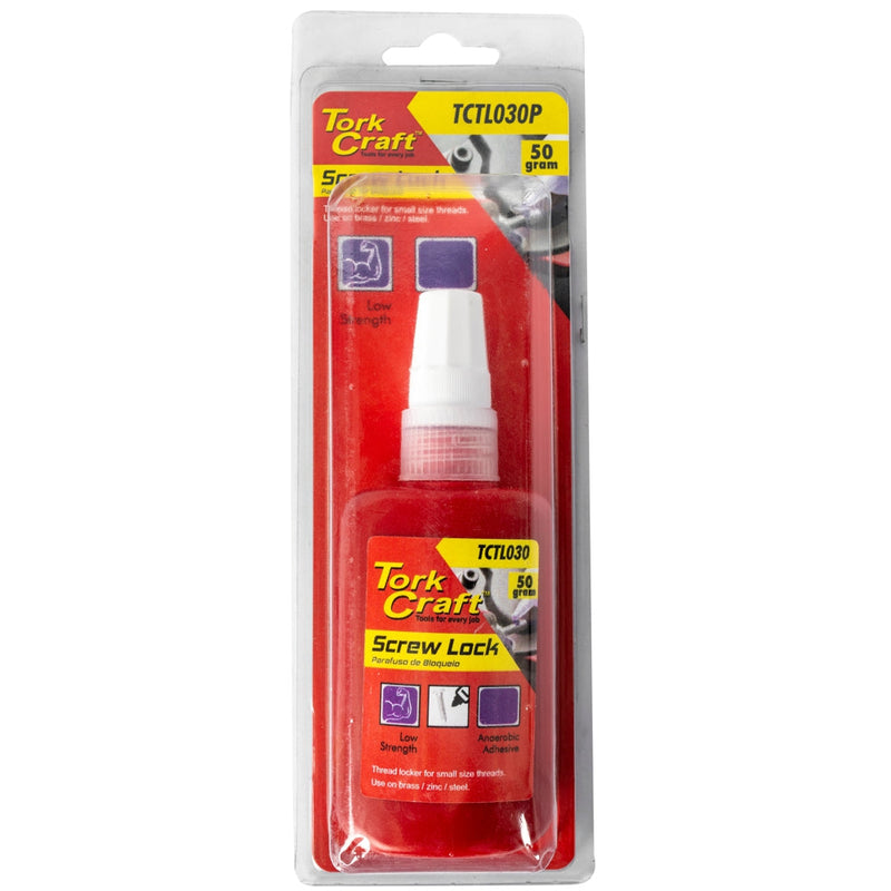 Tork Craft | Screw Lock Low Strength for Small Sized Threads - Purple - 50g-Toolcraft