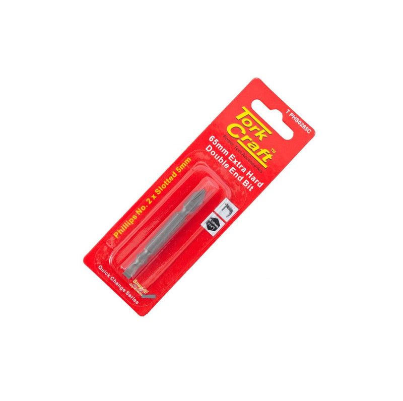 Tork Craft | Screwdriver Bit D/End PH2XSL5X65mm 1Pc-Toolcraft