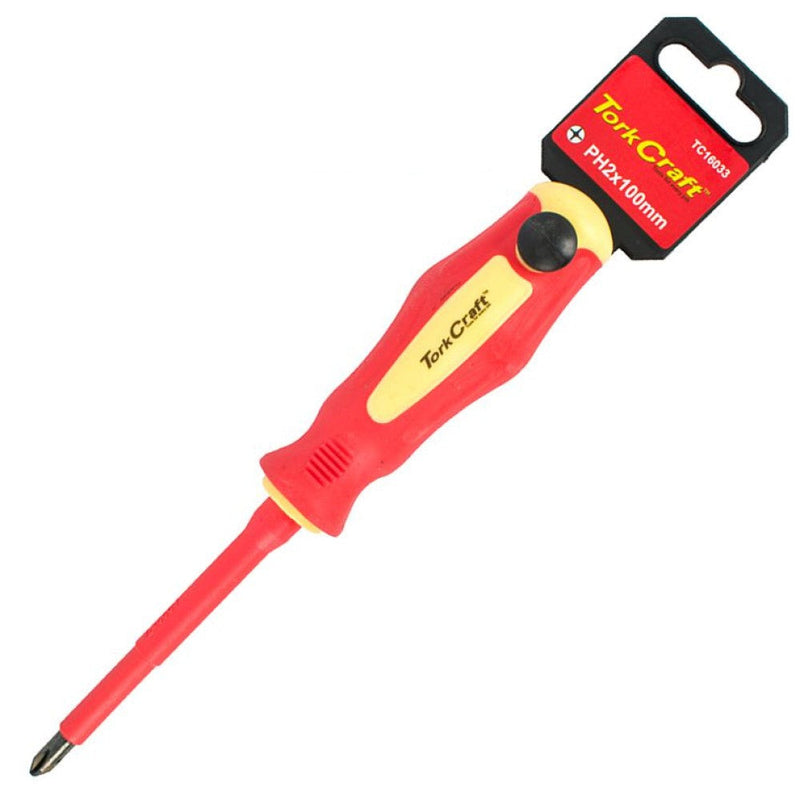 Tork Craft | Screwdriver Insulated PH No.2 X100mm VDE-Toolcraft