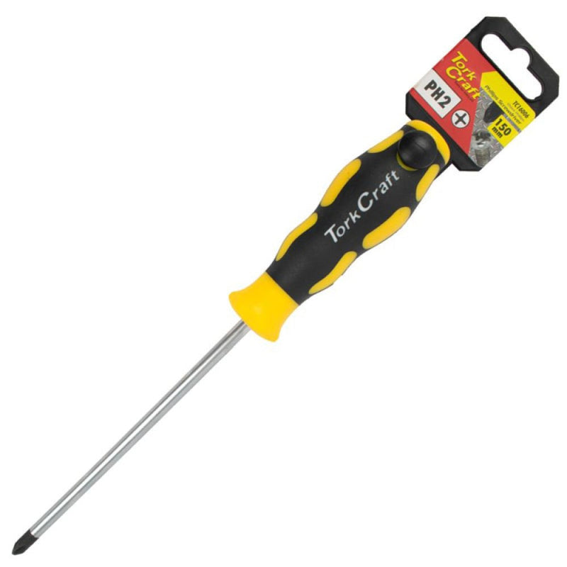 Tork Craft | Screwdriver PH No.2 X150mm-Toolcraft