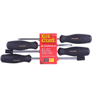 Tork Craft | Screwdriver Set Black Handle 4Pc-Toolcraft