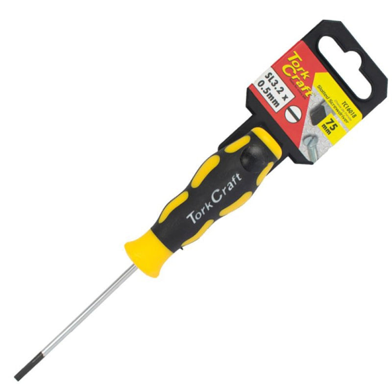 Tork Craft | Screwdriver Slotted 3.2X75mm-Toolcraft
