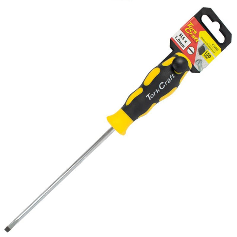 Tork Craft | Screwdriver Slotted 5X150mm-Toolcraft