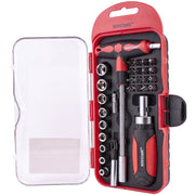 Tork Craft | Screwdriver & T-Handle Tool Set Ratcheting 29Pc-Toolcraft