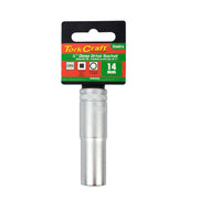 Tork Craft | Socket 14mm 1/2" Deep CrV 12Pt-Toolcraft